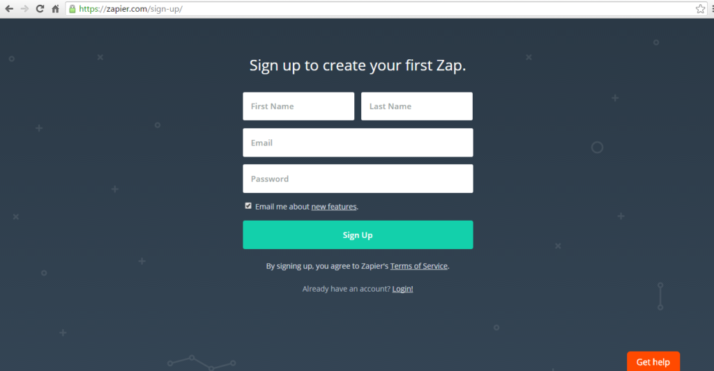 zapier-registeration